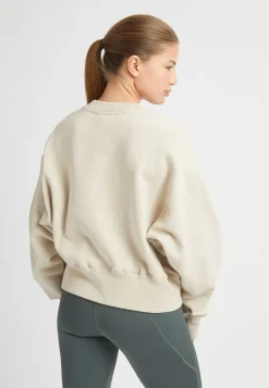 Cotton Cropped Sweatshirt,<Röhnisch Clearance