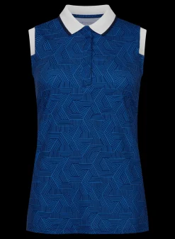 Deni Sleeveless Poloshirt,<Röhnisch Hot