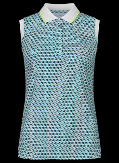 Deni Sleeveless Poloshirt,<Röhnisch