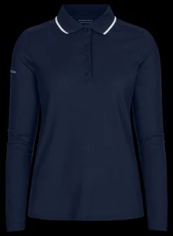 Miriam Long Sleeve Poloshirt,<Röhnisch Discount