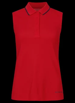 Miriam Sleeveless Poloshirt,<Röhnisch Discount