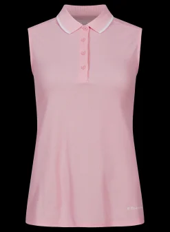 Miriam Sleeveless Poloshirt,<Röhnisch Sale