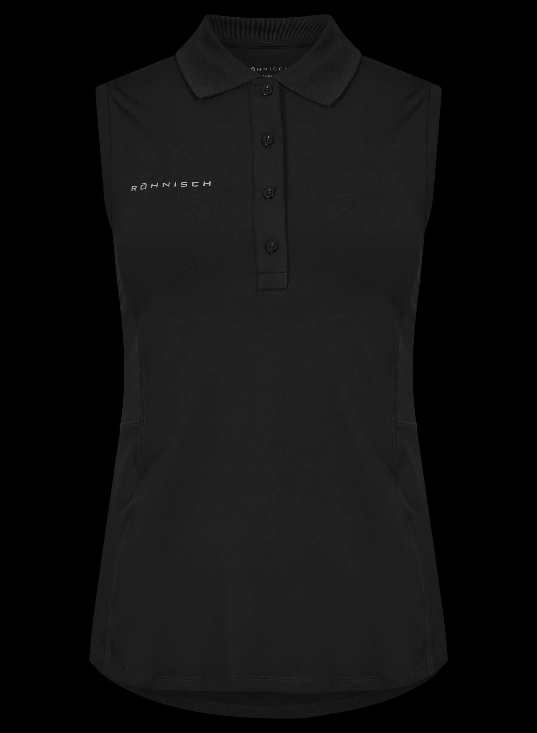 Nicky Sleeveless Poloshirt,<Röhnisch New