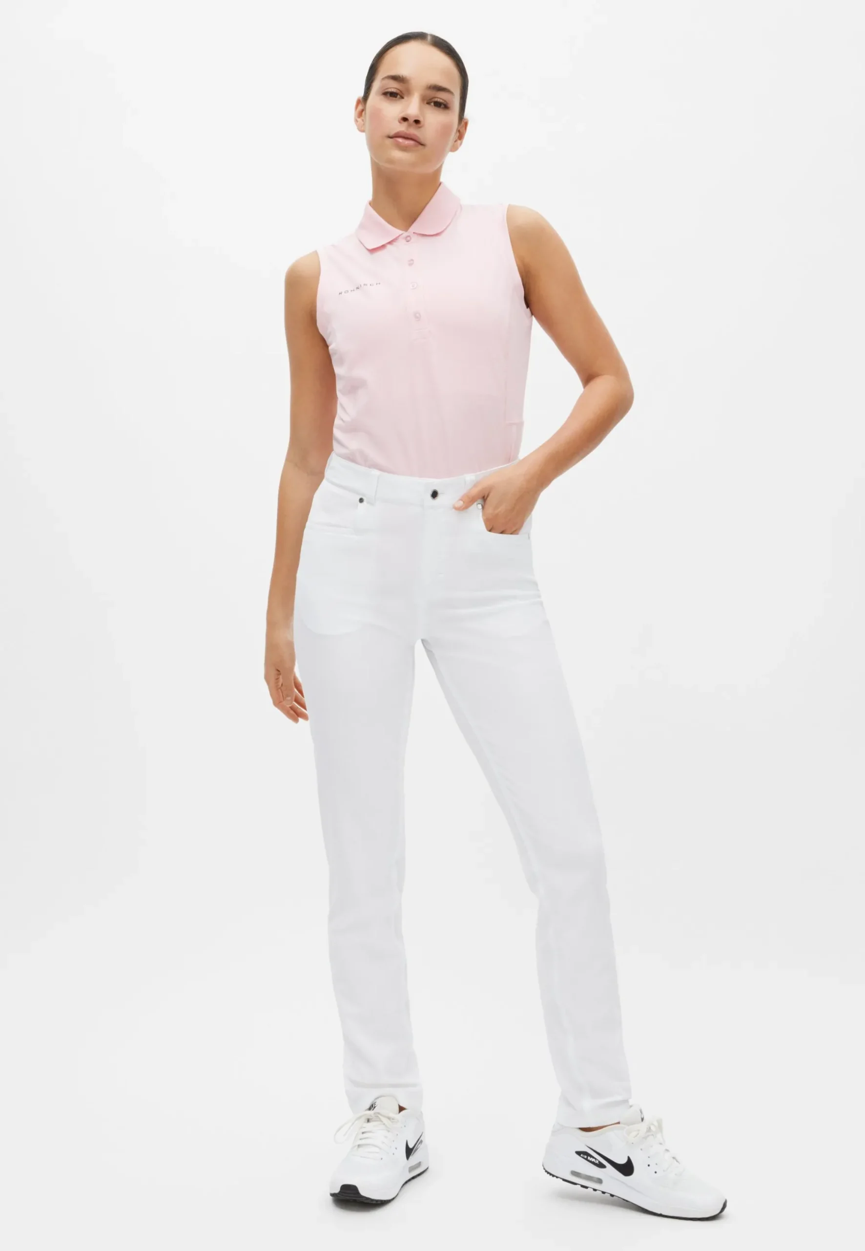 Nicky Sleeveless Poloshirt,<Röhnisch Discount